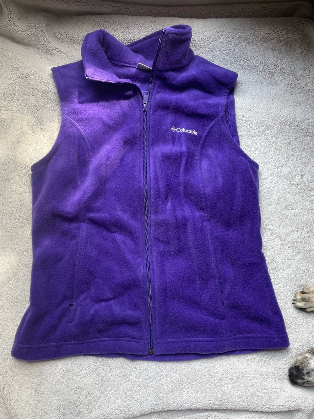 Columbia Women’s Purple Fleece Vest - Full Zip ▶️BUNDLE 5/$15◀️